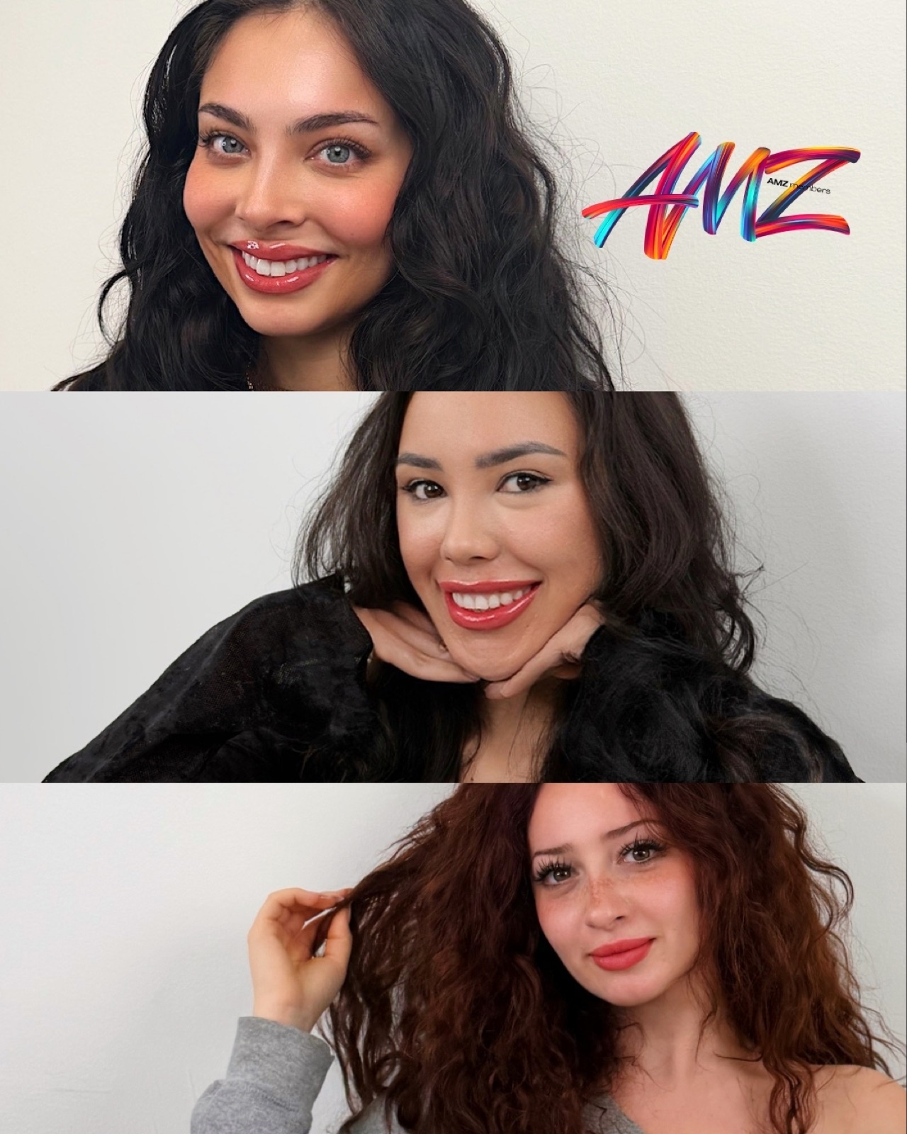 Live models with healed Aqua Lip results from AMZ masterclass training